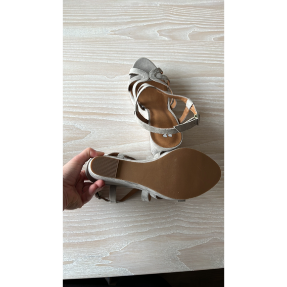 BP Sky Wedge Sandal Nordstrom in grey suede size 9 NWOT - Picture 13 of 15